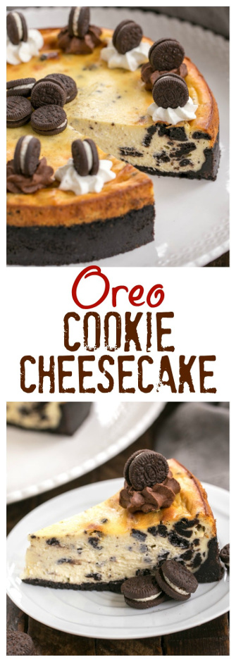 Oreo Cheesecake with Oreo Cookie Crust