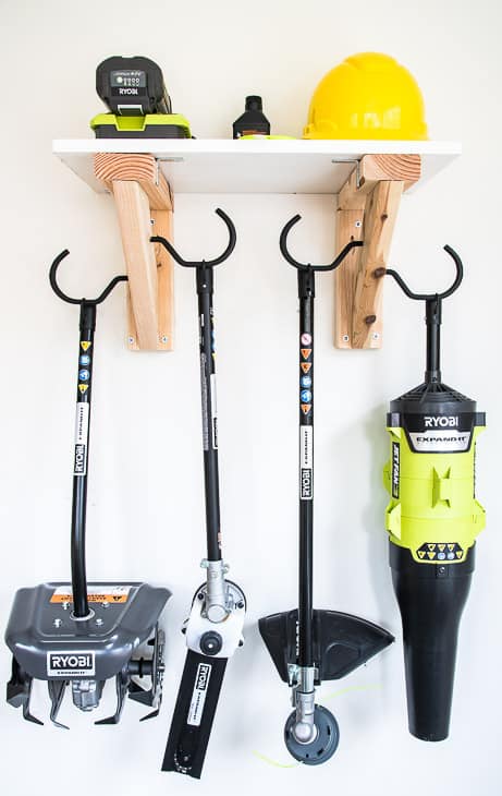 Easy DIY Garden Tool Storage Rack