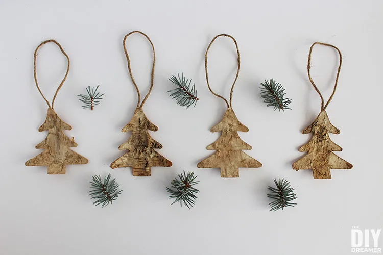 Birch Tree Christmas Decorations - The DIY Dreamer