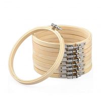 Better Crafts Wood Embroidery Hoop with Round Edges (2 Pack, 14-Inch)