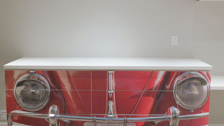 DIY VW Cabinet Desk