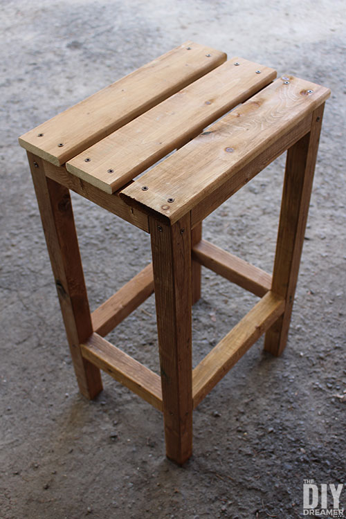 How To Build Outdoor Bar Stools The