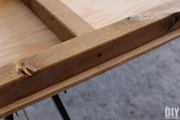 Bottom piece attached with screw