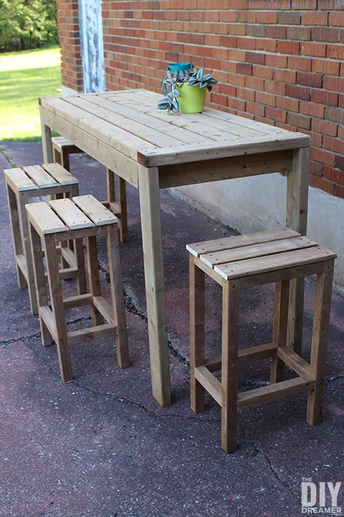 How To Build Outdoor Bar Stools The, Ana White Outdoor Bar Stools