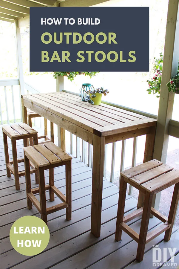 How To Build Outdoor Bar Stools The, Building Outdoor Bar Stools