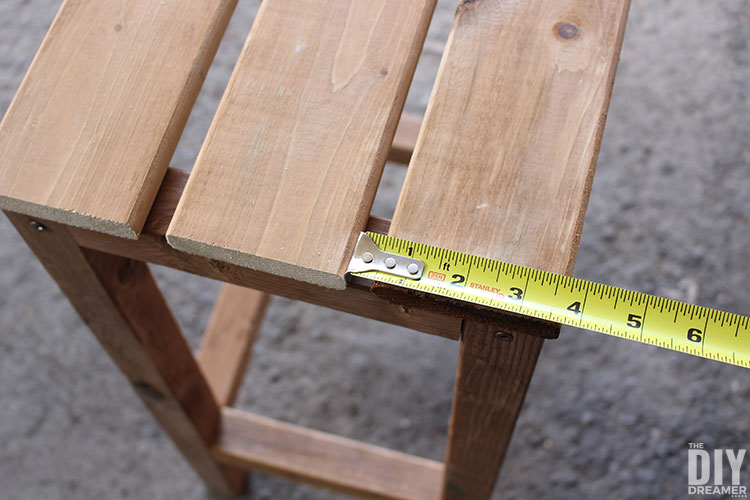 Center boards onto the frame