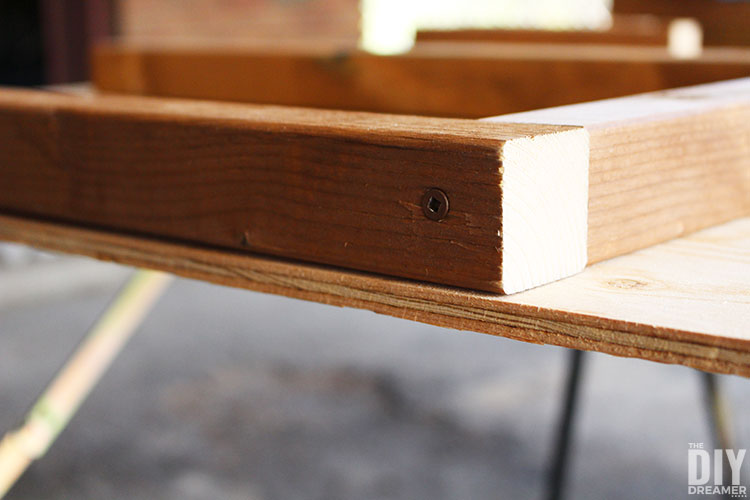 Piece fastened with screw