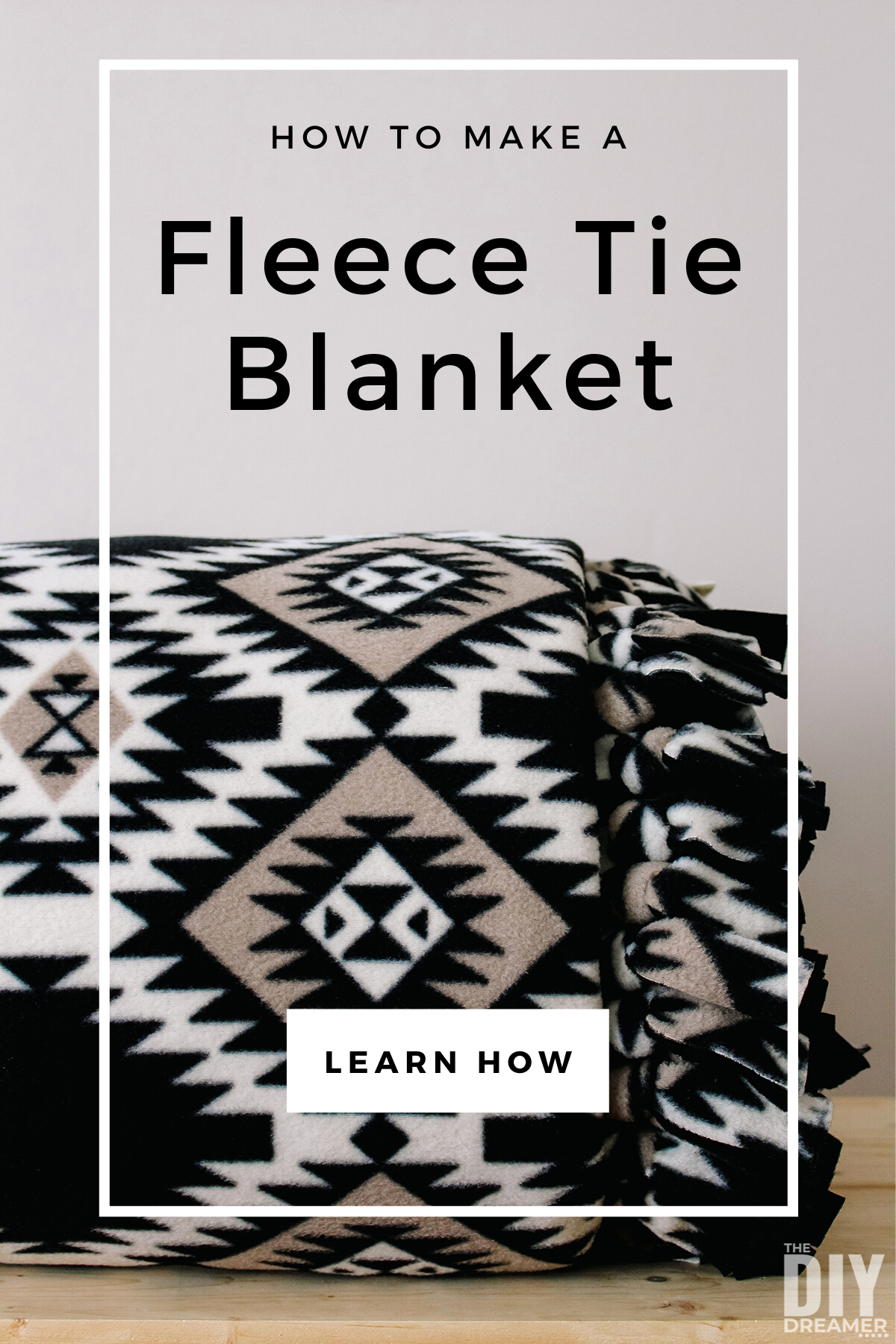 How to make a Fleece Tie Blanket The DIY Dreamer