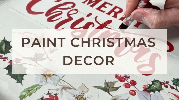 Image for Easy Christmas Painting Ideas on Wood for Festive Home Decor